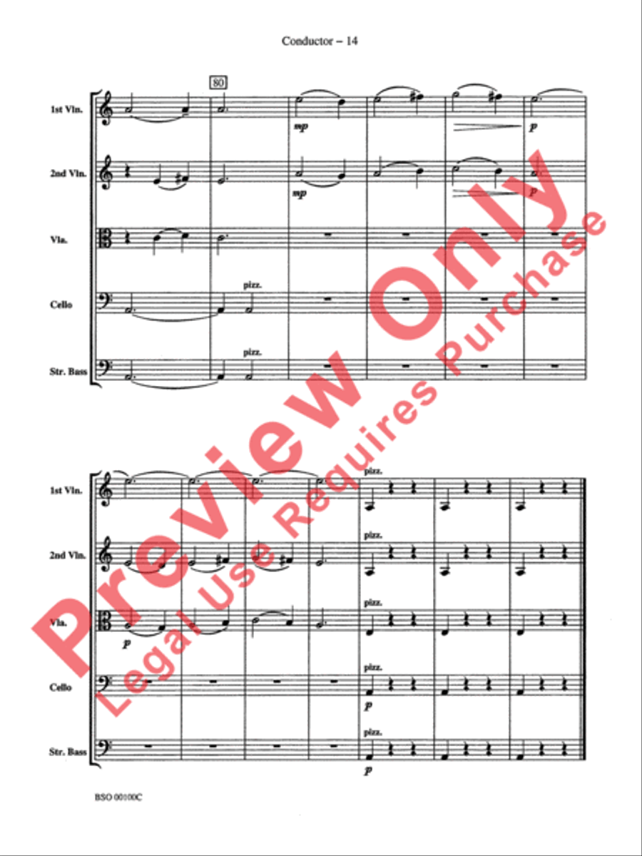 Knightsbridge Suite String Orchestra scores gallery preview page 16