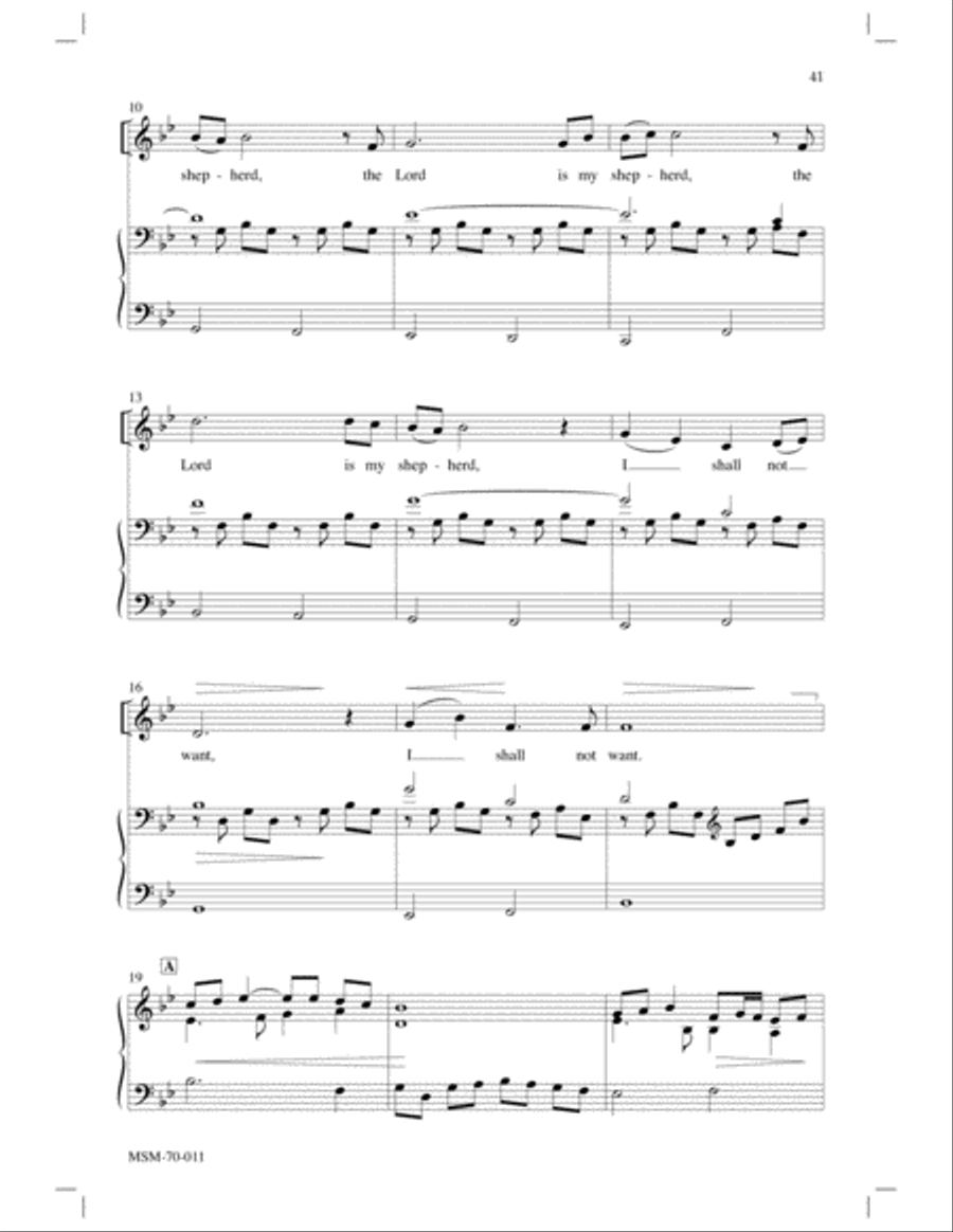 The Good Shepherd (Choral Score) image number null