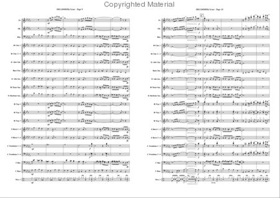 Light-walk Concert Band scores gallery preview page 5