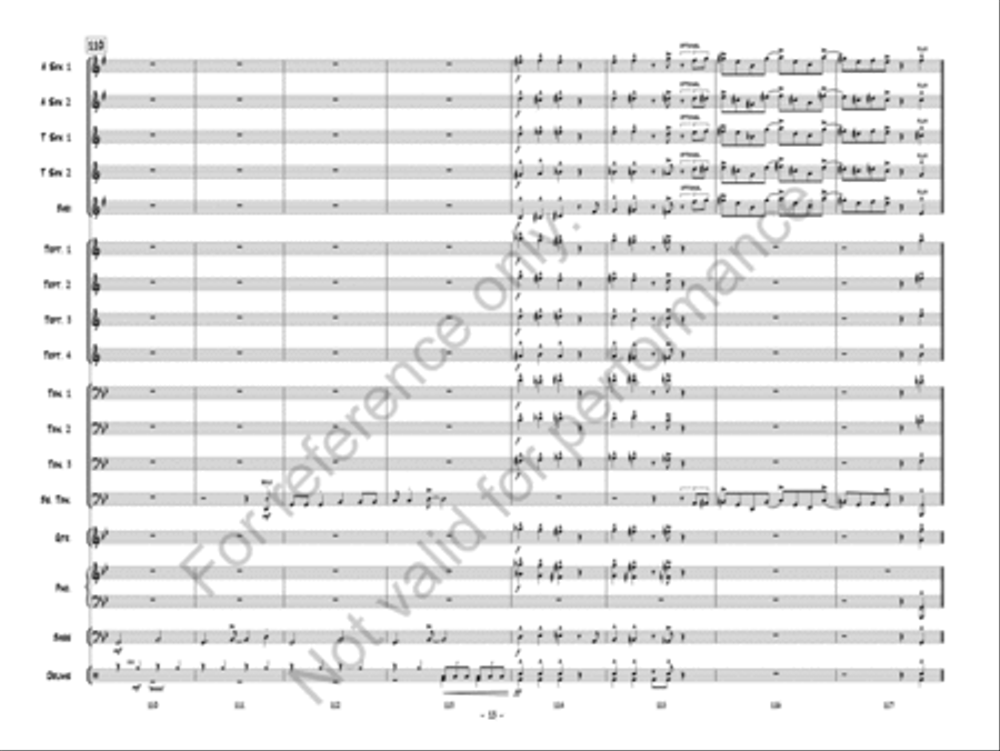 Low Bridge Jazz Ensemble scores gallery preview page 16