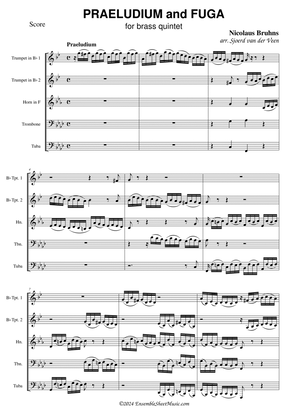 Nicolaus Bruhns | Praeludium and Fuga in g minor for brass quintet