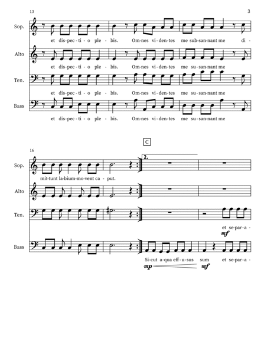 Eli, Eli! 4-Part scores gallery preview page 3