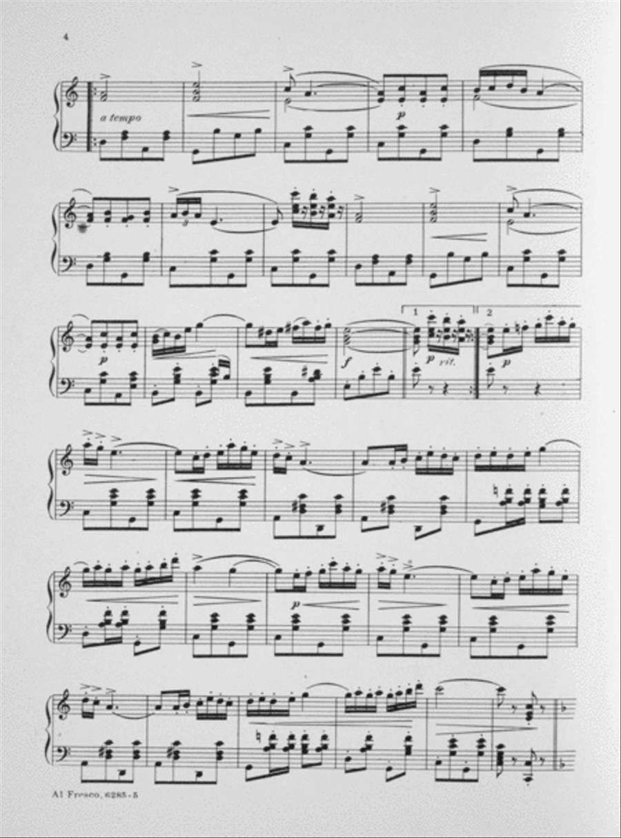 Al Fresco. Intermezzo Piano Solo scores gallery preview page 3