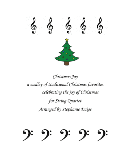 Christmas Joy Medley for string quartet image number null