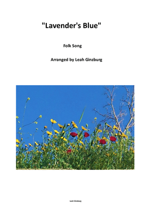 "Lavender's Blue" Folk song arranged for beginners by Leah Ginzburg
