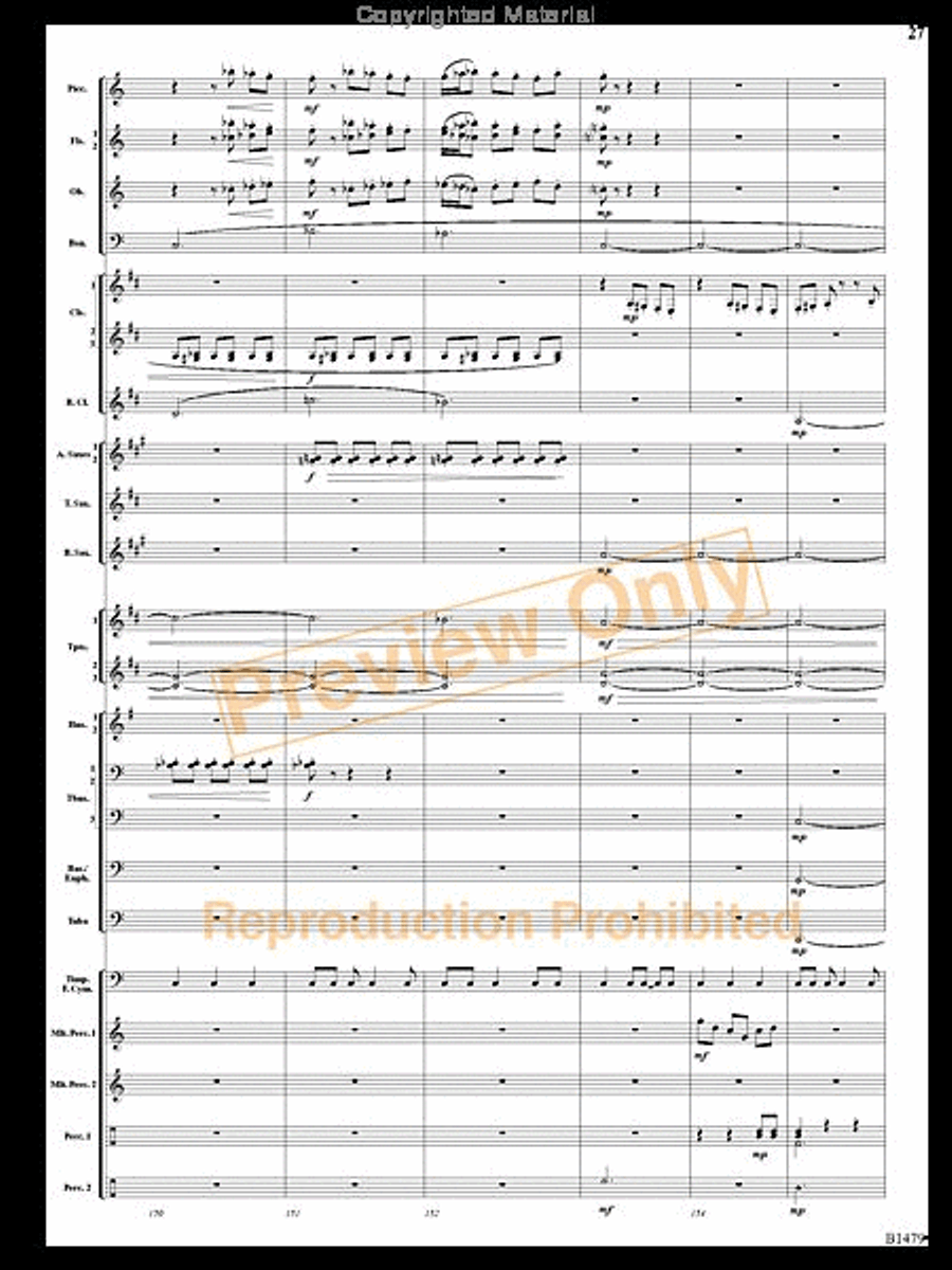 Gravity Wave Gravity Wave Concert Band scores gallery preview page 26