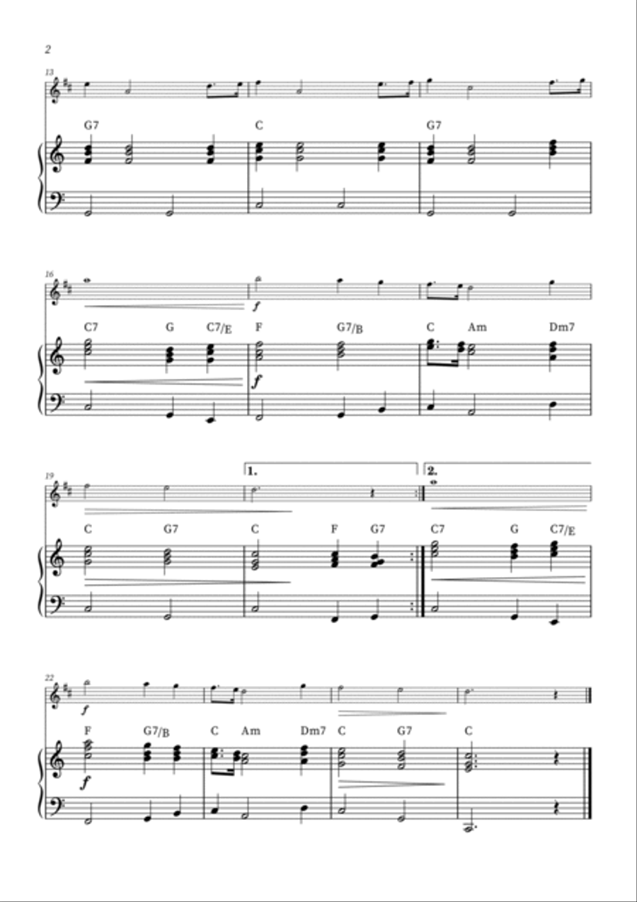 God Bless America ® Tenor Saxophone scores gallery preview page 2