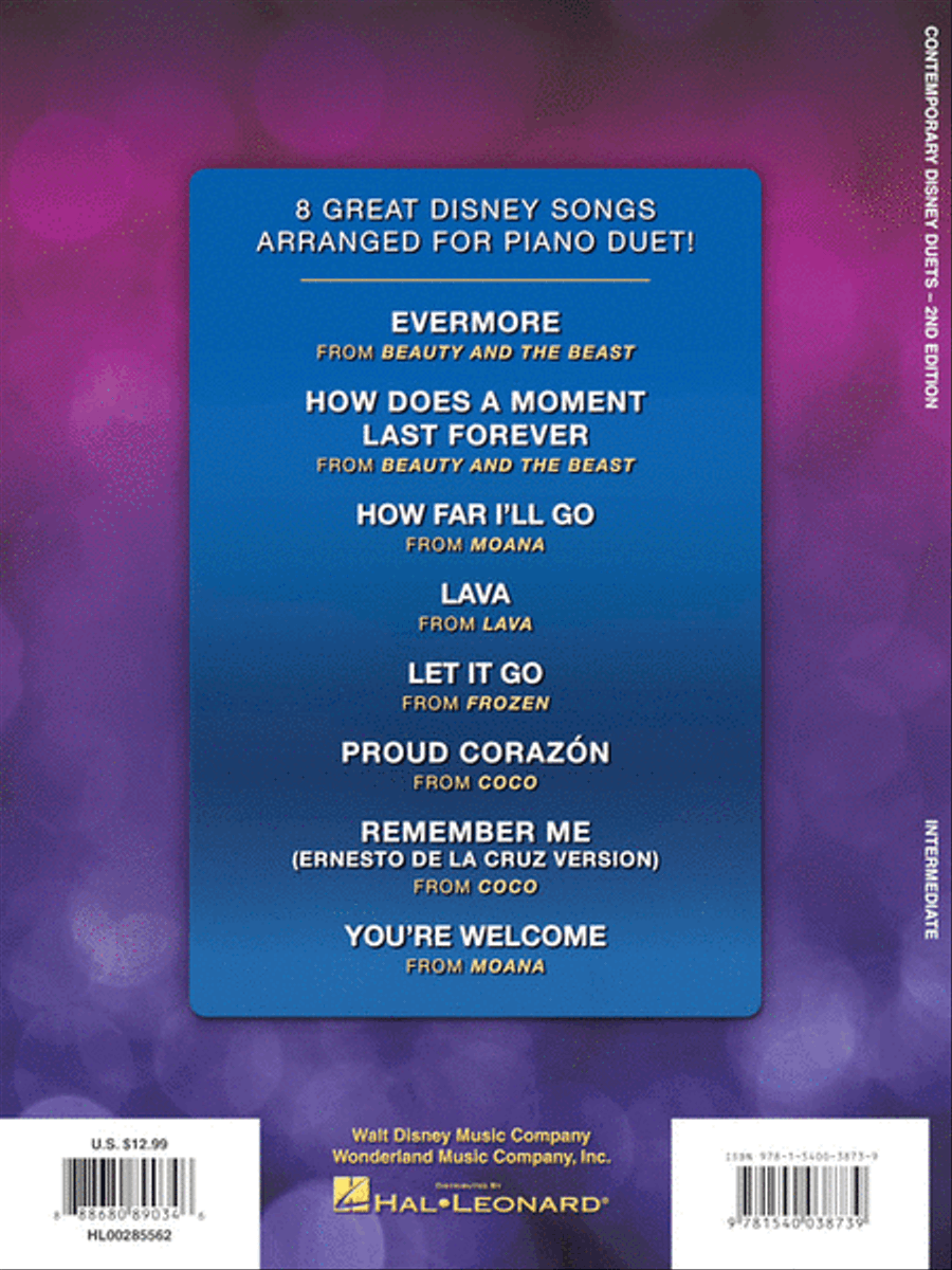 Contemporary Disney Duets – 2nd Edition 1 Piano, 4-Hands scores gallery preview page 6