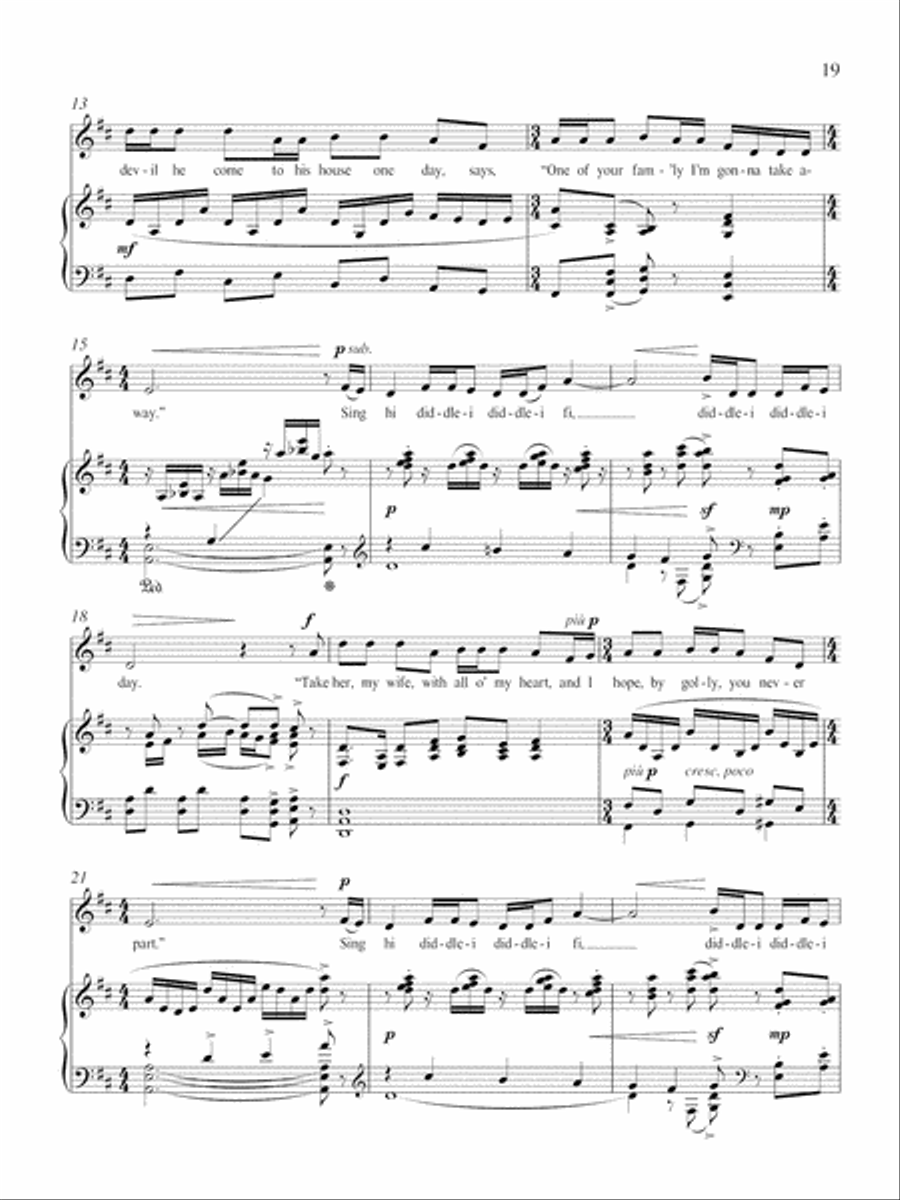 The Farmer's Curst Wife The Farmer's Curst Wife Medium Voice scores gallery preview page 3