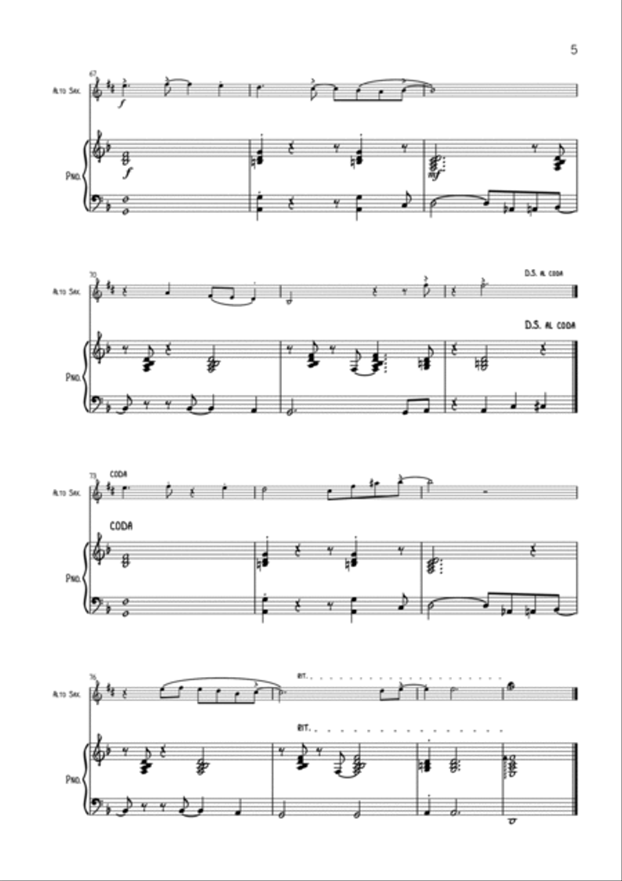 We Three Kings Alto Saxophone scores gallery preview page 5