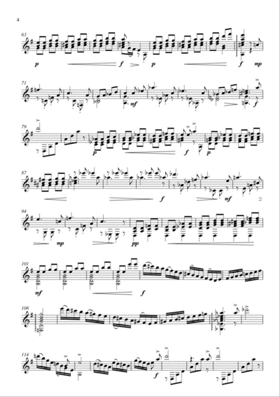 Sonata nº 1 Sonata nº 1 Classical Guitar scores gallery preview page 4