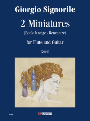 Book cover for 2 Miniatures for Flute and Guitar (2010)