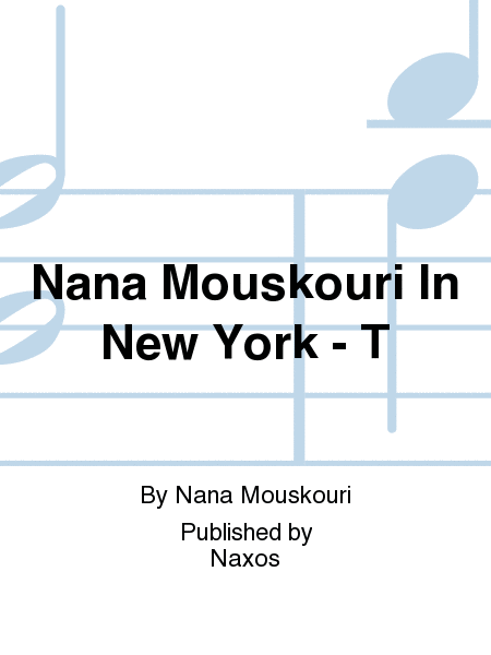 Nana Mouskouri In New York - T