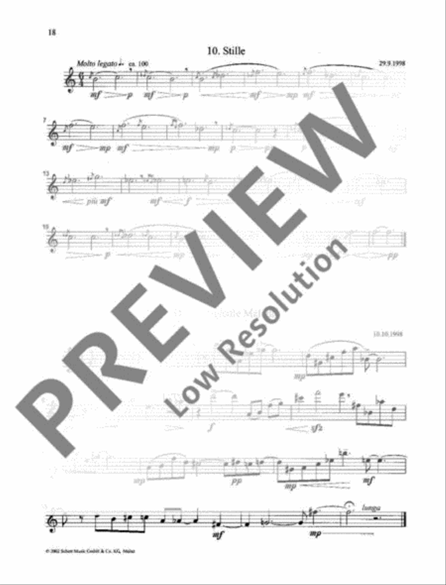 Hundertmelodienbuch Clarinet scores gallery preview page 19