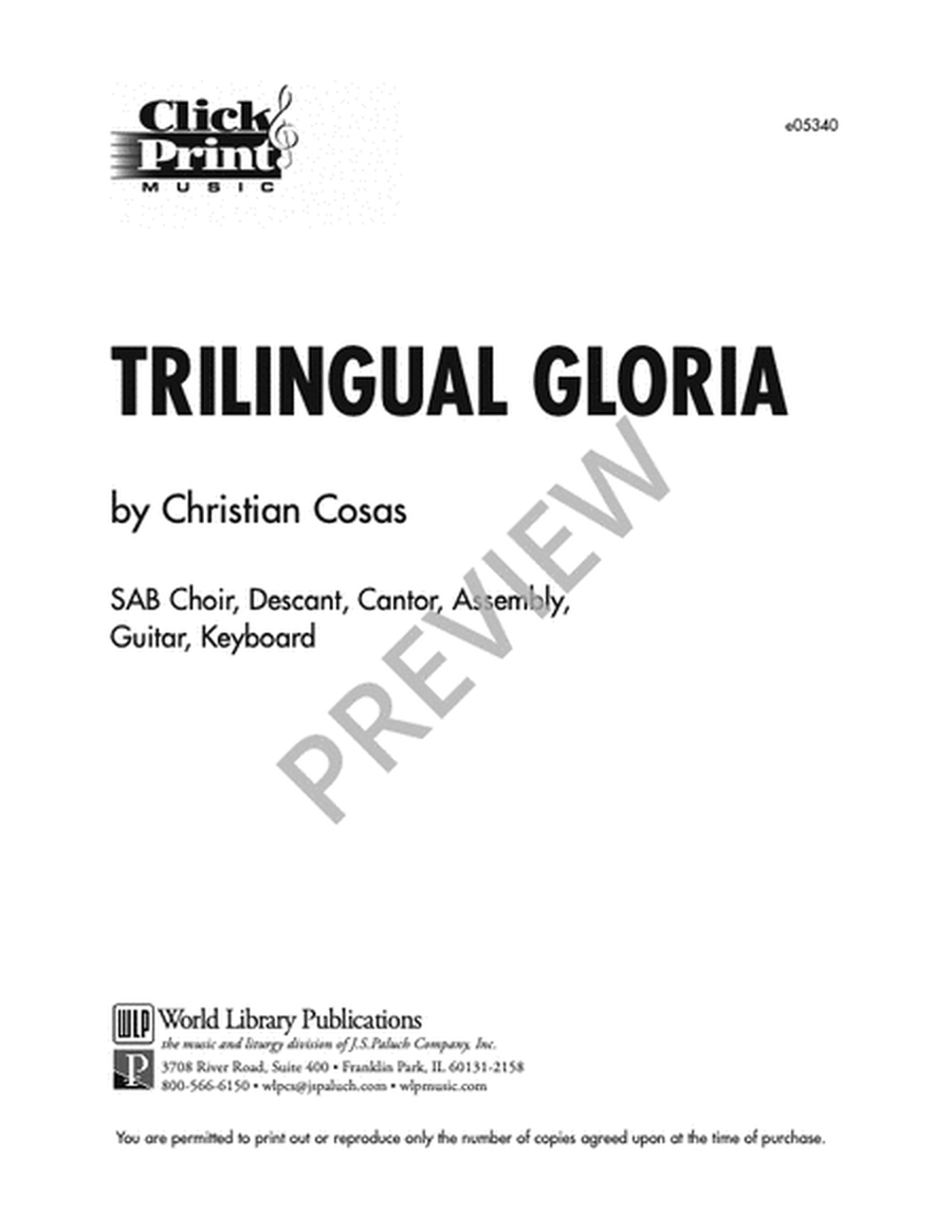Trilingual Gloria image number null