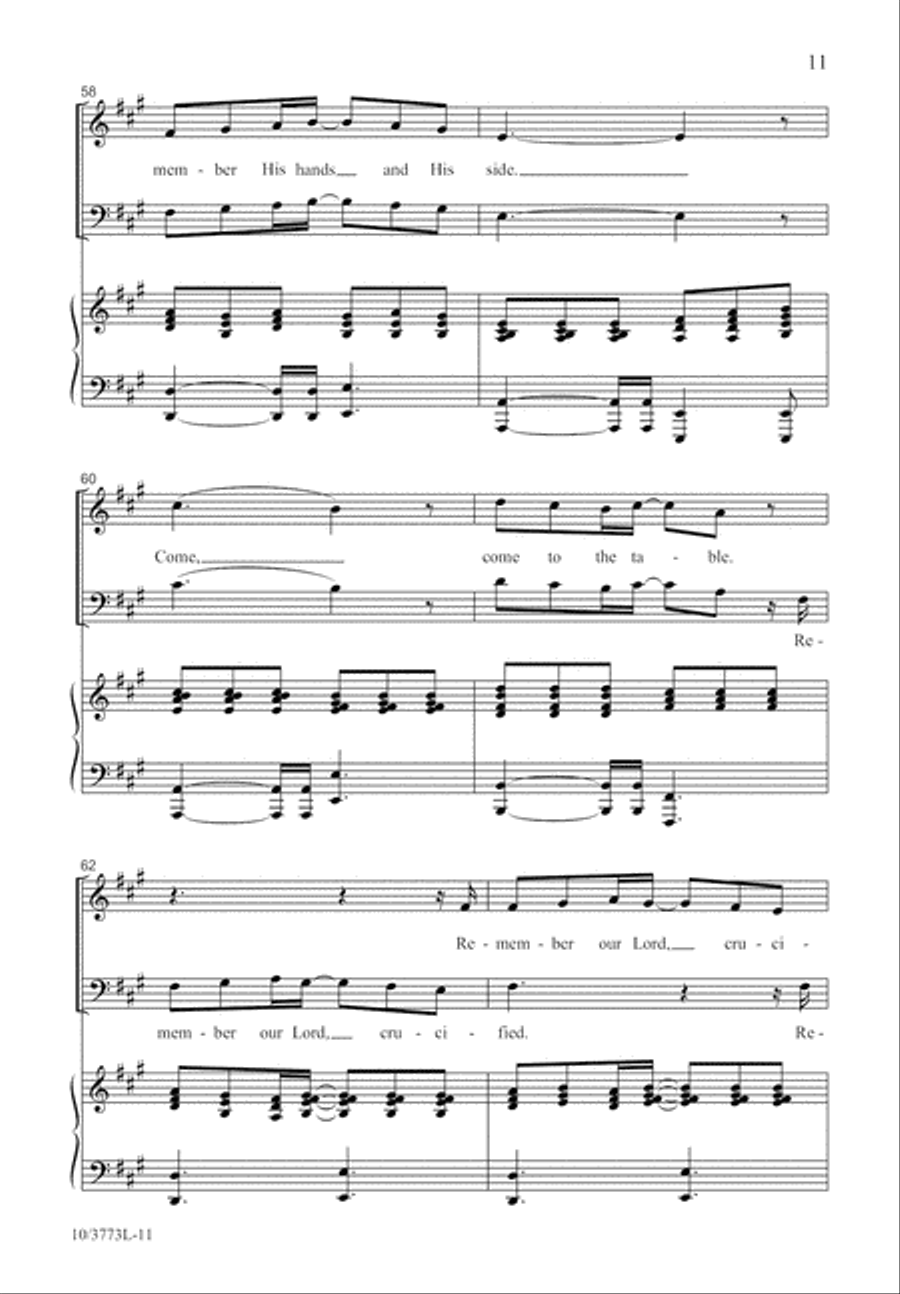 Come to the Table 3-Part scores gallery preview page 11