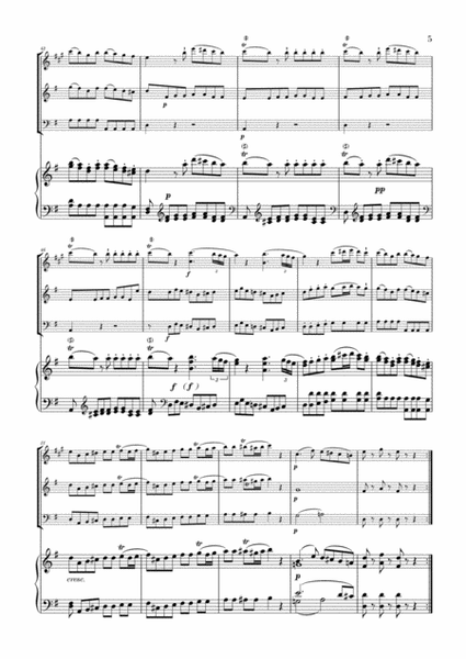 Eine Kleine Nachtmusik for Clarinet, Violin, Bassoon and Piano image number null