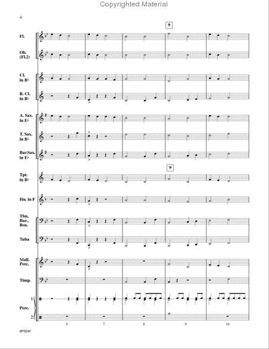 Monuments Concert Band scores gallery preview page 3