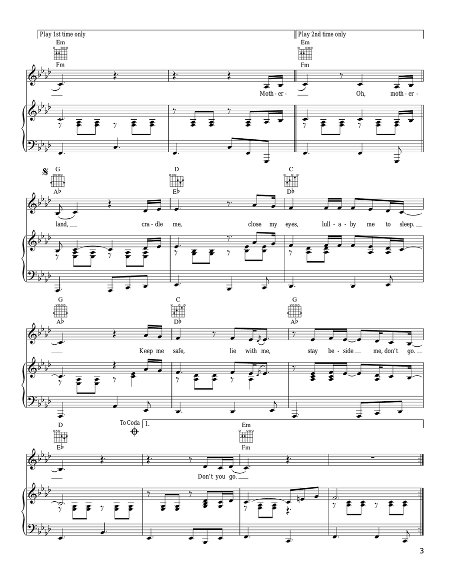 Motherland Acoustic Guitar scores gallery preview page 3