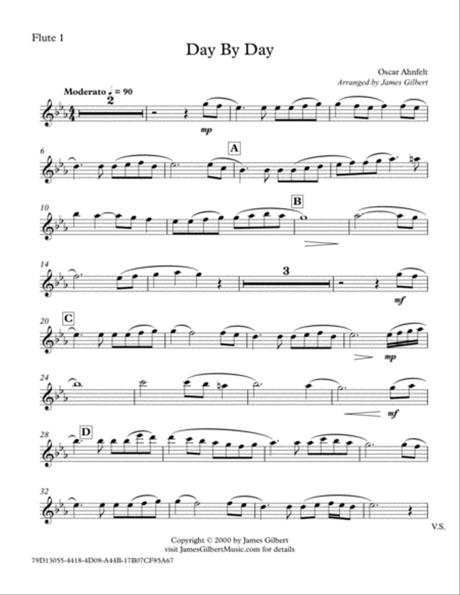 Day By Day Flute Duet scores gallery preview page 6