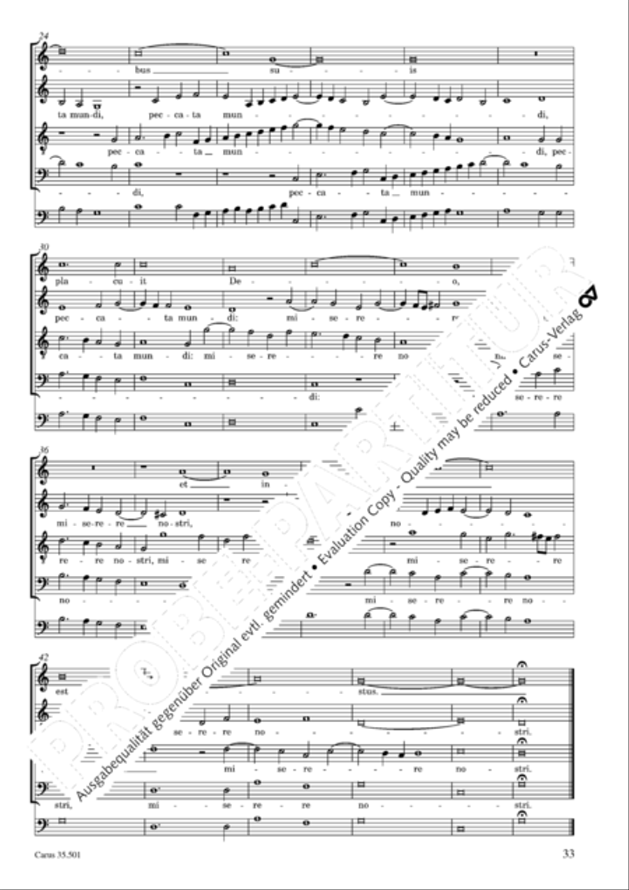 Palestrina: Masses and individual movements Score scores gallery preview page 48