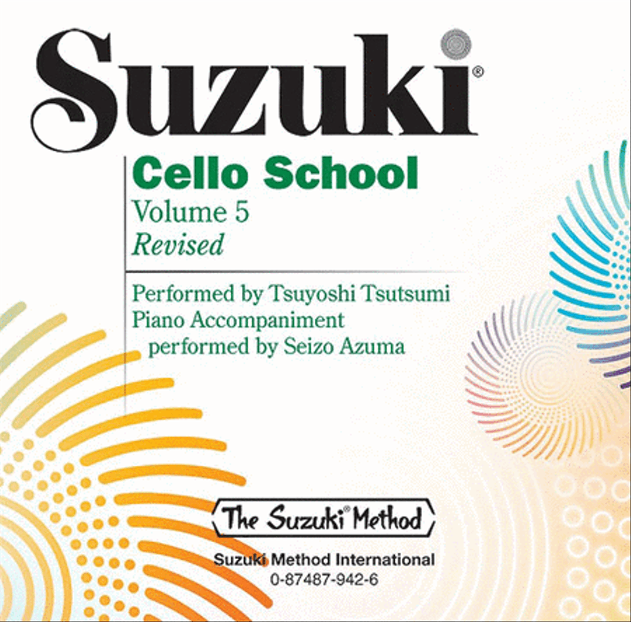Suzuki Cello School, Volume 5 String Methods scores gallery preview page 1