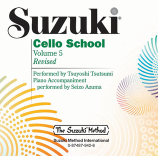 Book cover for Suzuki Cello School, Volume 5
