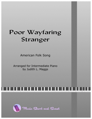 Book cover for Poor Wayfaring Stranger-Intermediate piano