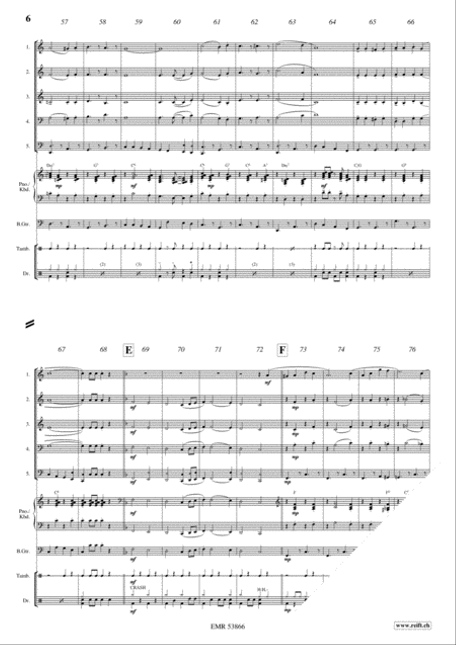 Schonfeld Marsch Woodwind Quintet scores gallery preview page 6