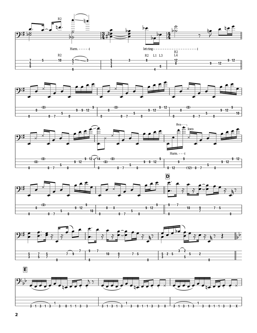 Sex In A Pan Sex In A Pan Electric Guitar scores gallery preview page 2