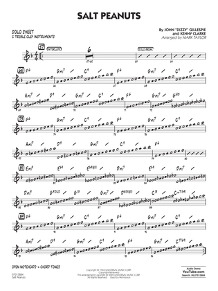 Book cover for Salt Peanuts (arr. Mark Taylor) - C Solo Sheet