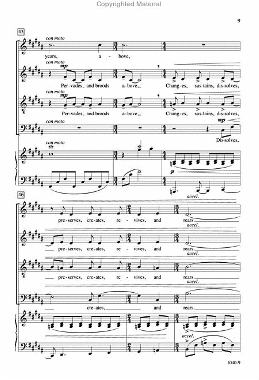 I See the Heaven's Glories Shine - SATB Octavo 4-Part scores gallery preview page 8