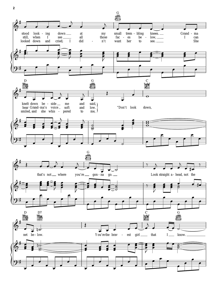 Don't Look Down Guitar scores gallery preview page 2