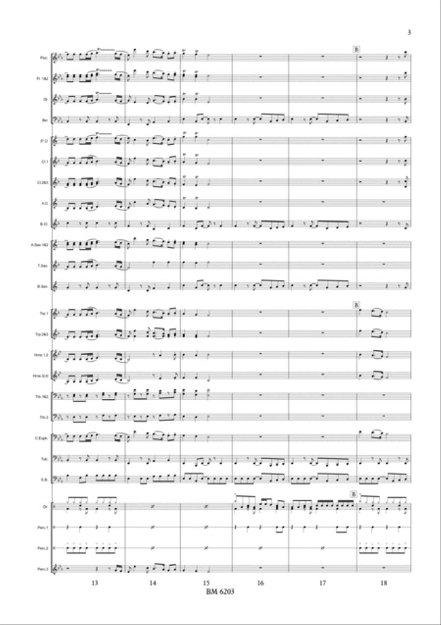 Joy to the Brass Rock for Wind Band Joy to the Brass Rock for Wind Band Concert Band scores gallery preview page 4