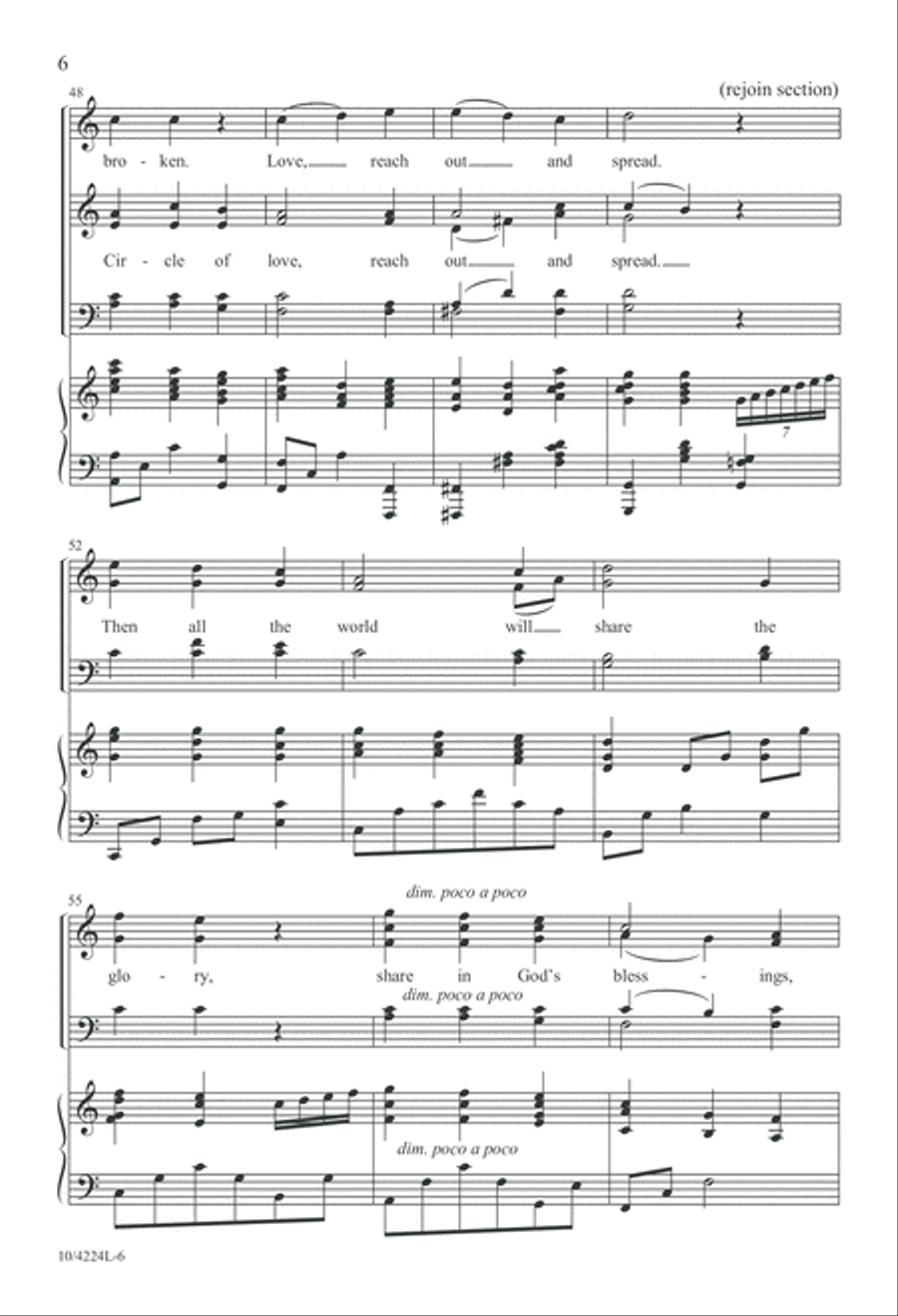 Bread of the World 4-Part scores gallery preview page 7