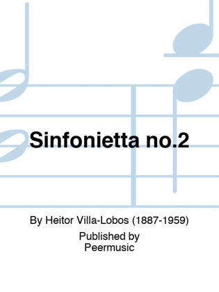 Book cover for Sinfonietta no.2