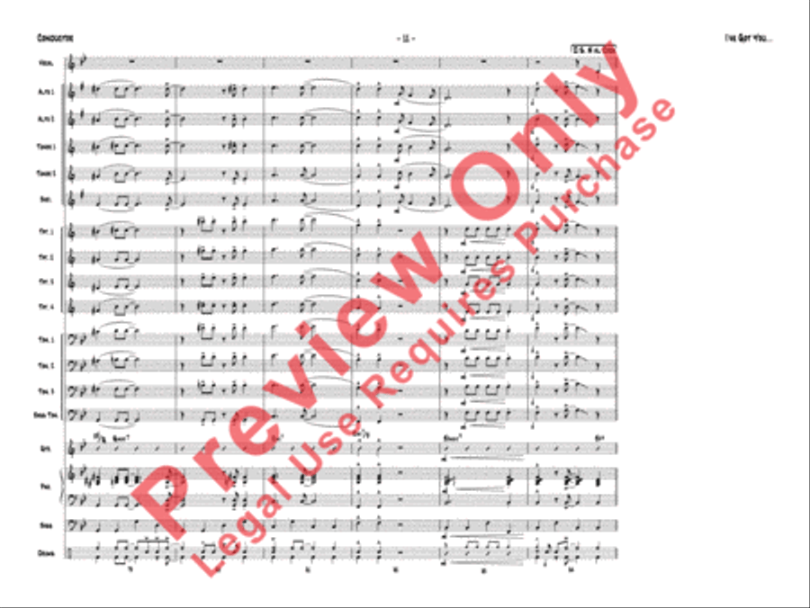 I've Got You Under My Skin Jazz Ensemble scores gallery preview page 28