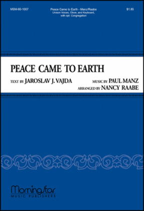 Book cover for Peace Came to Earth