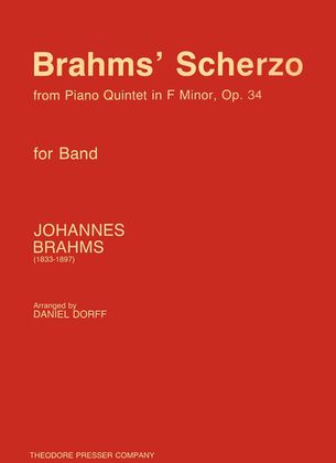 Book cover for Brahms' Scherzo