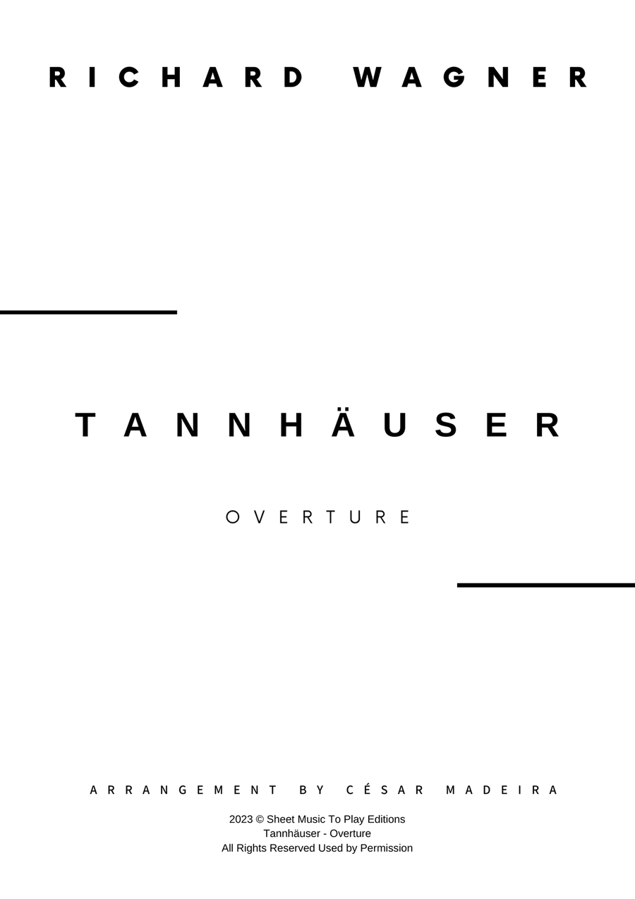 Tannhäuser (Overture) - Trombone Quartet (Full Score and Parts) Brass Quartet scores gallery preview page 2