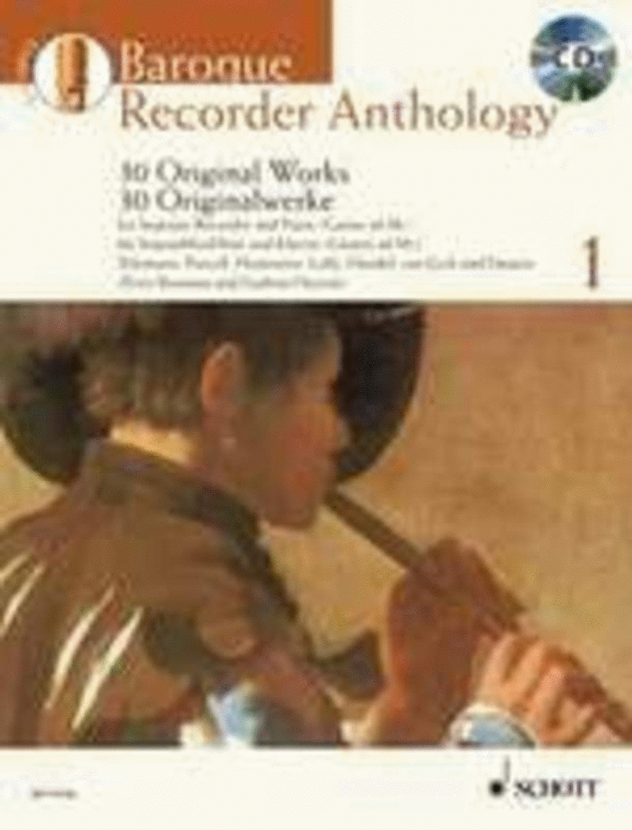  Baroque Recorder Anthology Book 1 Book/CD