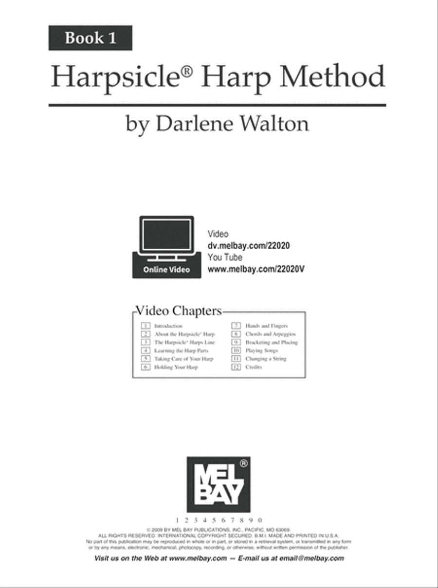 Harpsicle Harp Method, Book 1 Pedal Harp scores gallery preview page 2