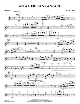 An American Fanfare - Flute 1