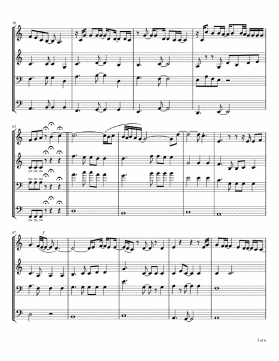 Gravity Brass Ensemble scores gallery preview page 6