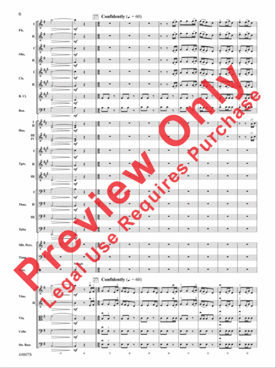 Pan: Highlights from the Warner Bros. Pictures Motion Picture Soundtrack Full Orchestra scores gallery preview page 7