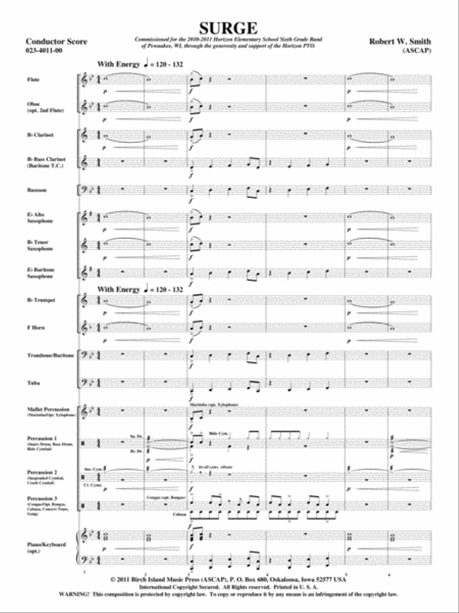 Surge Concert Band scores gallery preview page 2