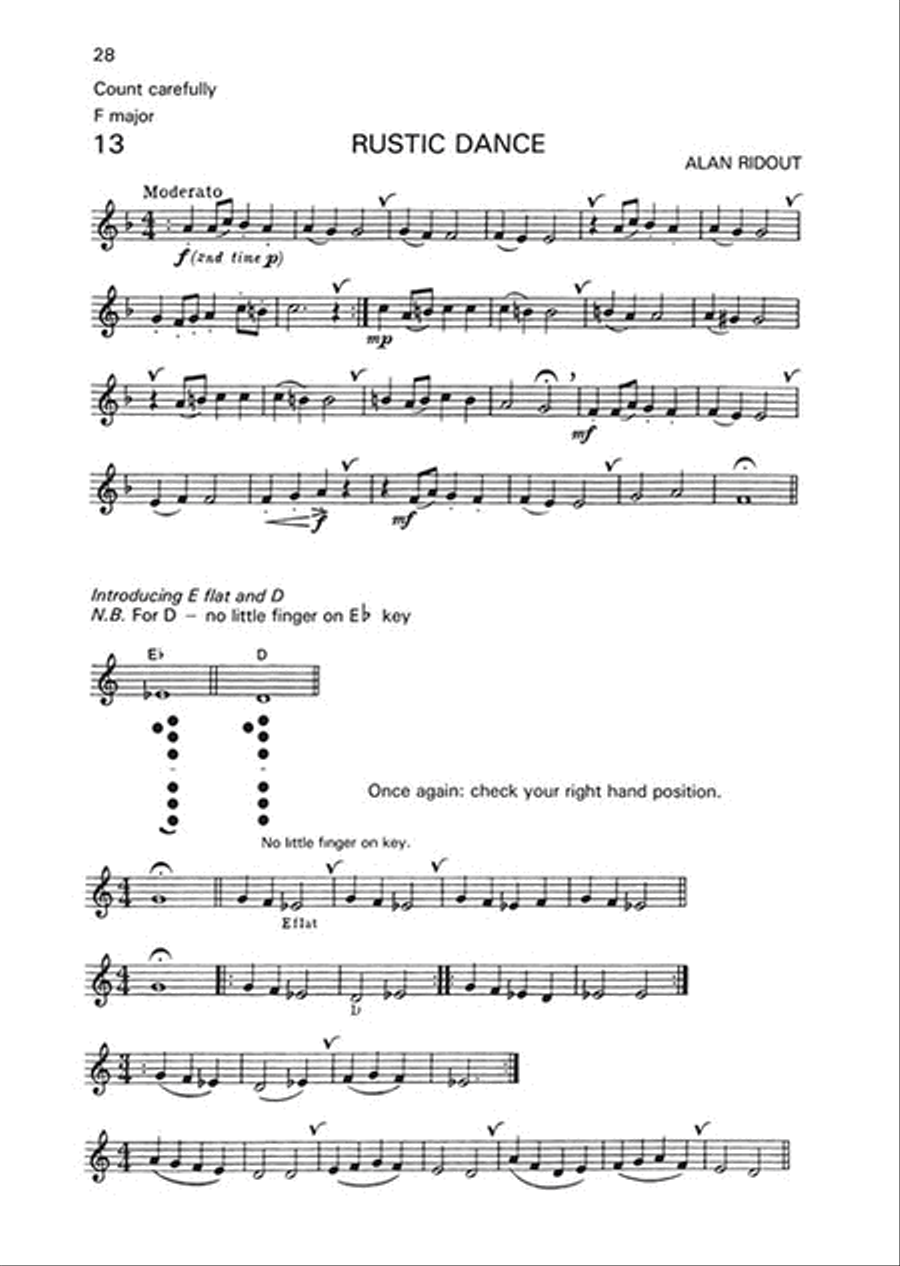 Beginner's Book for the Flute – Part One Flute scores gallery preview page 4