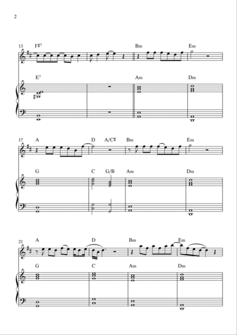 Flowers B-Flat Clarinet scores gallery preview page 2