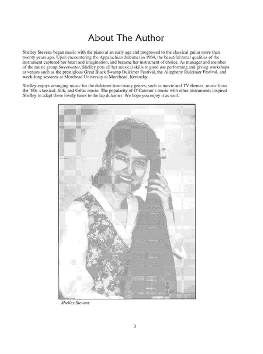O'Carolan Harp Tunes for Mountain Dulcimer Harp scores gallery preview page 4