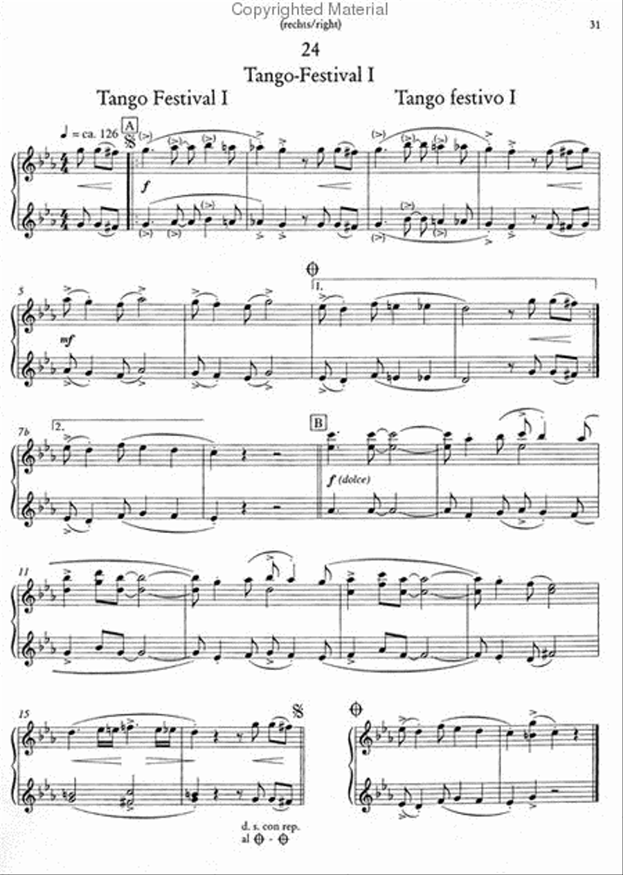 Mini Tango Mini Tango Piano Solo scores gallery preview page 4